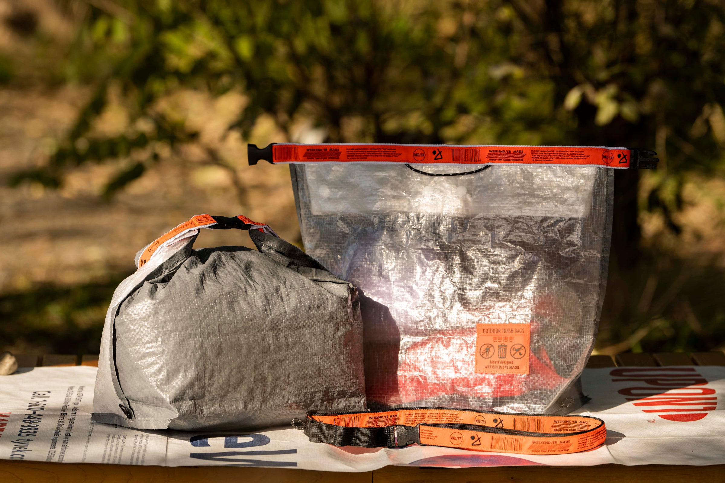 hinata x WEEKEND(ER)】 OUTDOOR TRASH BAG SOLO | LEISURES