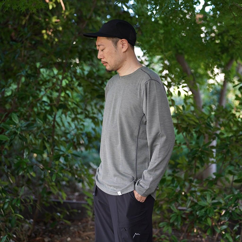 CAYL】Wool Blend Long Sleeve Charcoal | LEISURES
