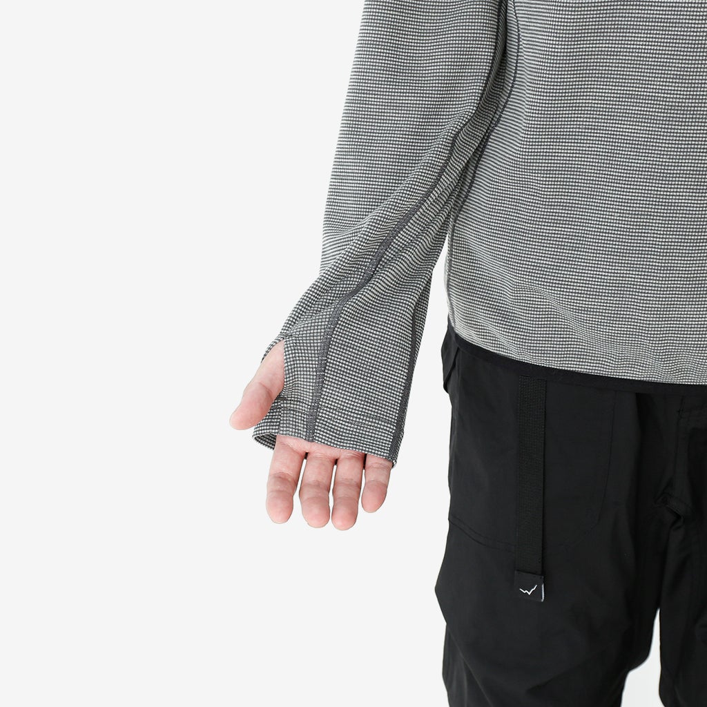 CAYL】Live Wool Mix Half Zip Charcoal | LEISURES