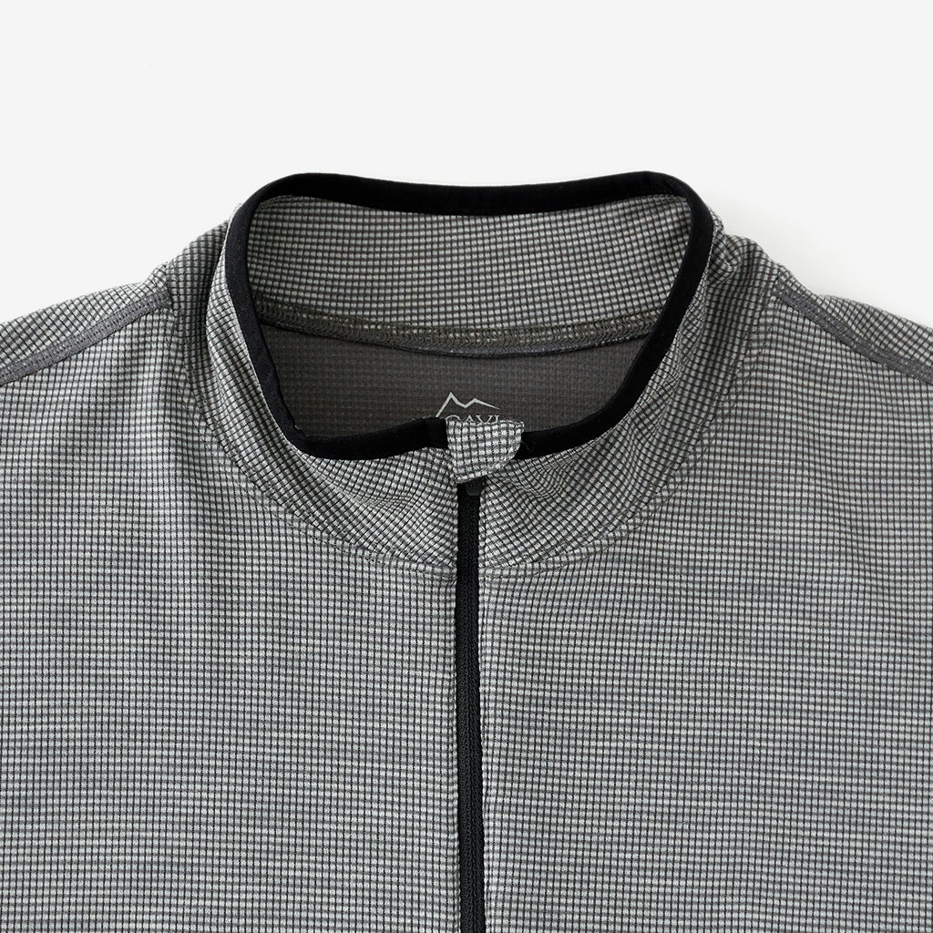 CAYL】Live Wool Mix Half Zip Charcoal | LEISURES
