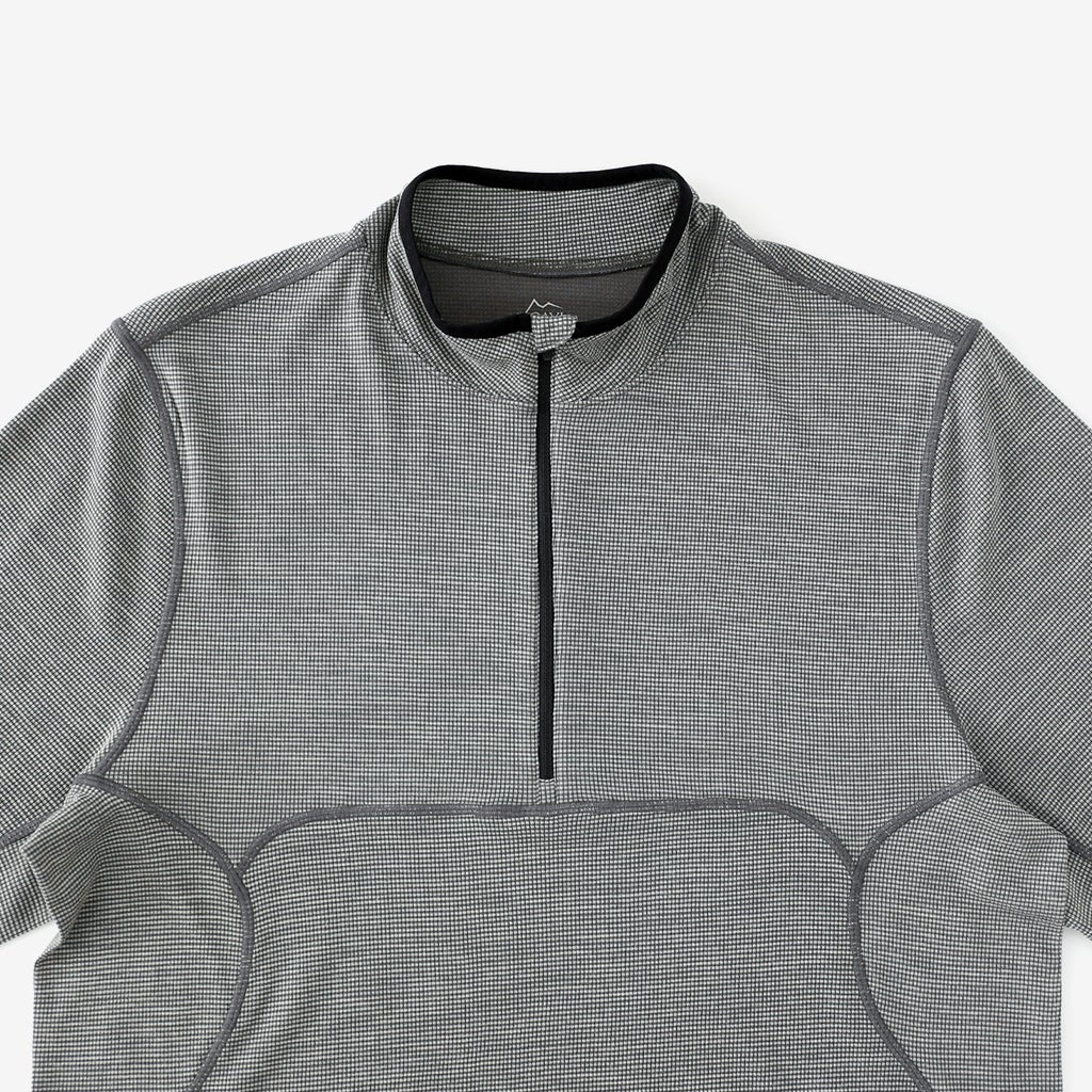 CAYL】Live Wool Mix Half Zip Charcoal | LEISURES