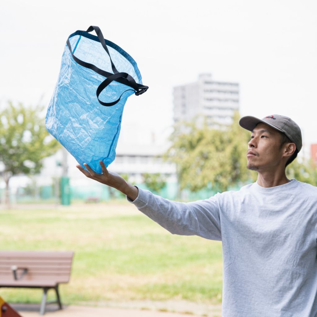 FAIRWEATHER】packable sacoche (dyneema black) | LEISURES